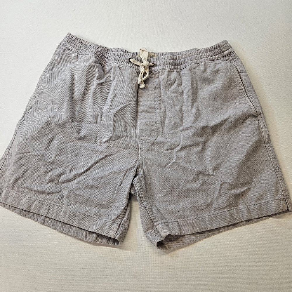 Madewell Men's Large Gray Cotton Everywhere Shorts